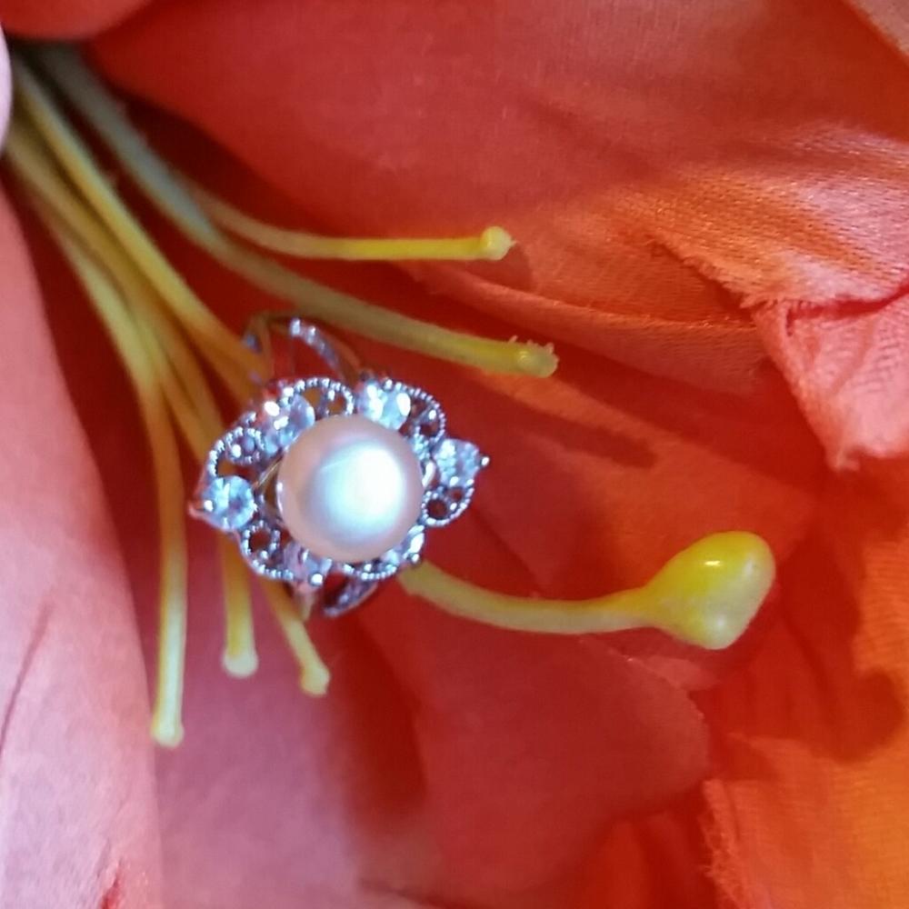 NEW FRESH WATER PERL RING - Picture 4 of 5